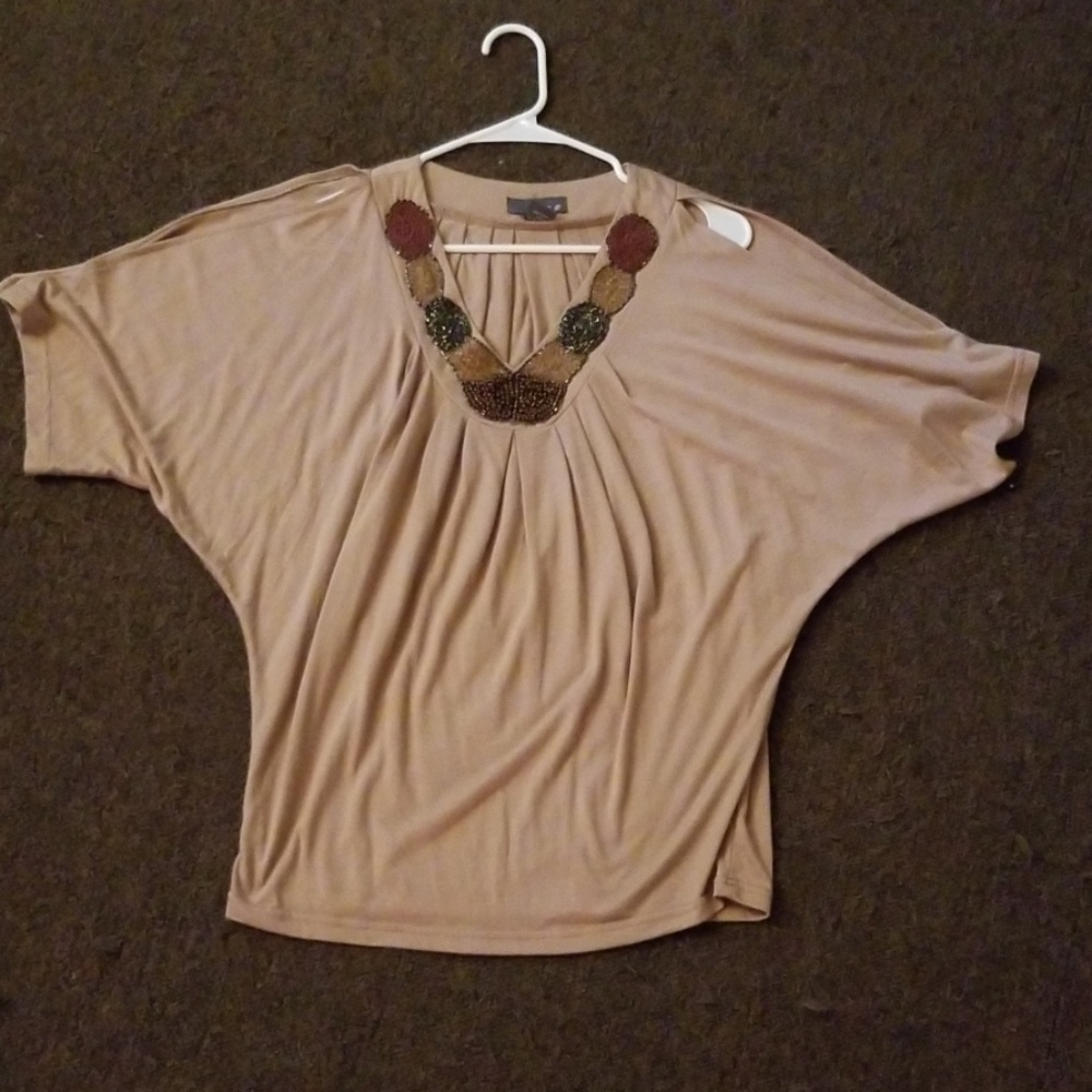 Cold shoulder blouse